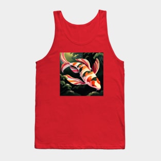 Candy Striped Koi Fish Tank Top